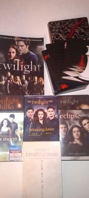 The Twilight Saga Series Lot of 5 DVD's/ Book/Keepsake  Journals /One FREE DVD - Image 1 of 4