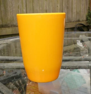 1 Vintage "Rosti" Mepal Service Melamine 8 oz. Cup Tumbler from Denmark yellow - Picture 1 of 3