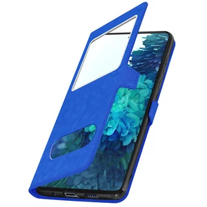 Housse pour Samsung S20 FE Étui Intégral Double Fenêtre Support Vidéo bleu - Photo 1/5