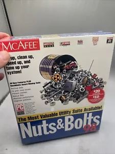 Mcafee Nuts & Bolts CD-Rom 1998 New and Factory Sealed - Picture 1 of 14