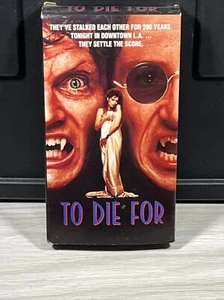 TO DIE FOR VAMPIRE HORROR FILM STEVE BOND VHS 1989 SYDNEY WALSH UAW ENTERTAINMEN - Picture 1 of 5