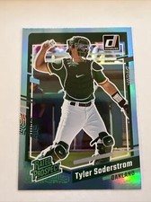 2023 Panini Donruss #68 Tyler Soderstrom Carolina Blue Holo