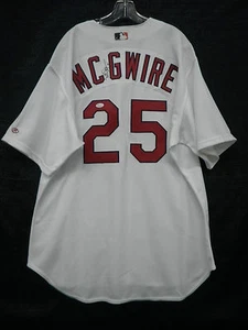 Mark McGwire Signed St Louis Cardinals Rawlings 52 Baseball Jersey JSA X65555 - Picture 1 of 7