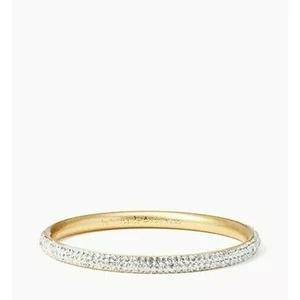 Brazalete Brazalete Kate Spade Razzle Oro Transparente Usado - Imagen 1 de 7