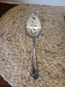 Vintage Silverplate WM Rogers MFG Co. Original Rogers Kuchenheber 8-3/4" lang - Bild 1 von 4