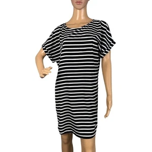 Camiseta Caslon Rayas Blanco y Negro Talla S Favorecedora Comodidad Tranquila Lujo  - Imagen 1 de 7