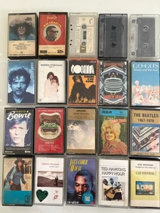20 PRE RECORDED CASSETTE TAPES - Picture 1 of 2