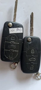 joblot 2 x AUDI A6 TT Chiave Telecomando Flip (frq 433,92) 4D0837231K,Pcb 289083.S 04 - Foto 1 di 8