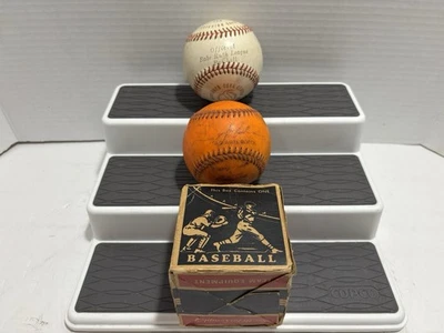 De colección Babe Ruth League piel de caballo Spalding #174 béisbol - caja y pelota autógrafa Foto 1 de 4