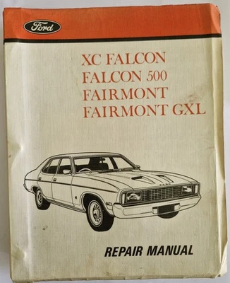 GENUINE FORD FALCON XC WORKSHOP REPAIR SHOP MANUAL for FAIRMONT COBRA GXL - image 1 of 4