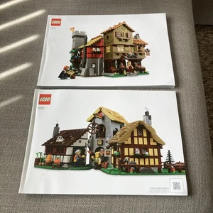 Lego Piazza della Città Medievale 10332 Nuovo - Tutti i Manuali Libri 1 e 2 No Brick Lotto 280 - Foto 1 di 4