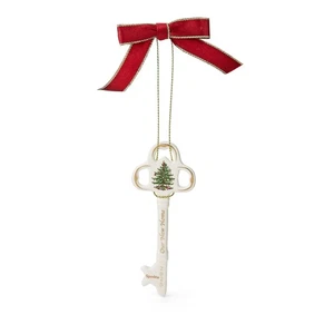 Nuestro Nuevo Adorno Llave Hogar 2025, Dolomita Pintado a Mano Adorno de Navidad con... - Imagen 1 de 7