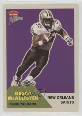 2002 Fleer Platinum Deuce McAllister #41 - Image 1 of 2
