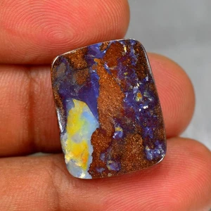 18.18Ct Shimmering 100% Natural Australian Boulder Opal Loose Gemstone - Picture 1 of 1
