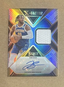 2023-24 Select Basketball Jalen Brunson Silver Autograph Relic Card #’d /125 - Bild 1 von 2