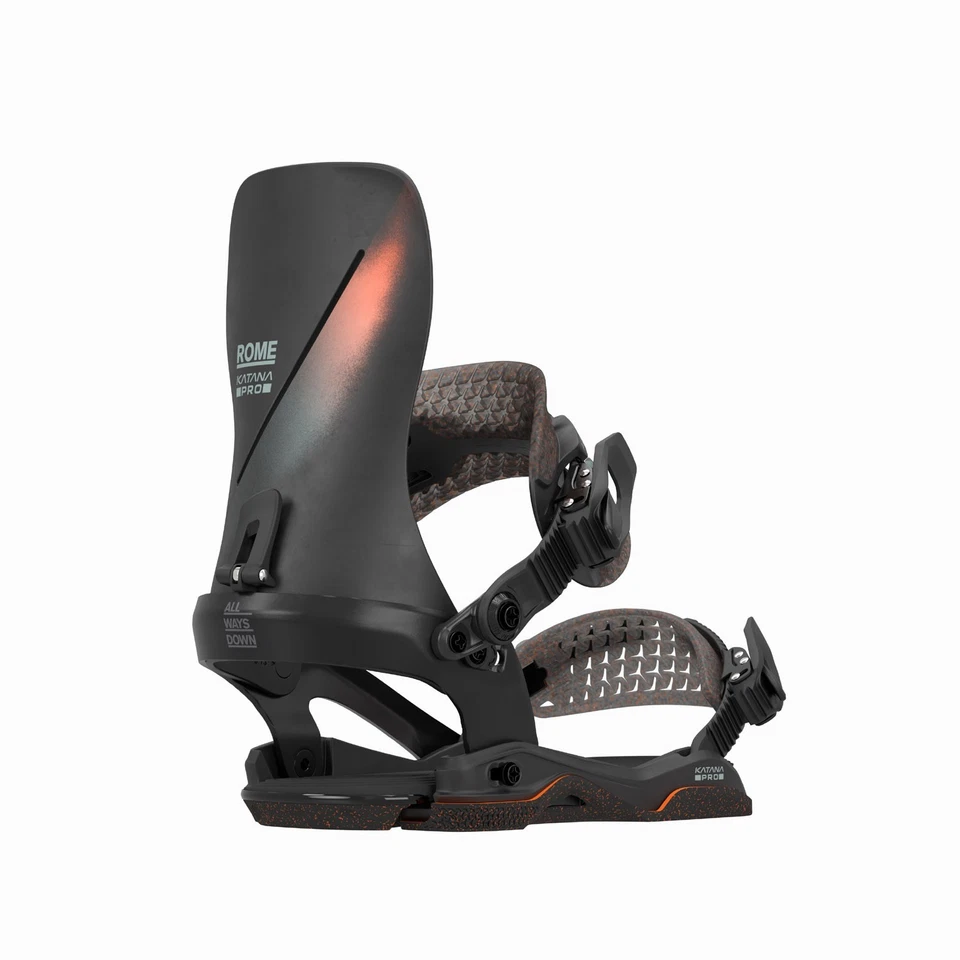 Fijaciones de snowboard Rome Katana AW Pro L/XL (Hombres EE. UU. 10,5-13) Negro/Pizarra Nuevo 2026 Foto 1 de 4