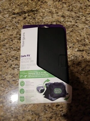 TARGUS Safe Fit Protective Case Tablets 7"-8" For Apple/Samsung/Dell/HP/Asus  - Image 1 of 4