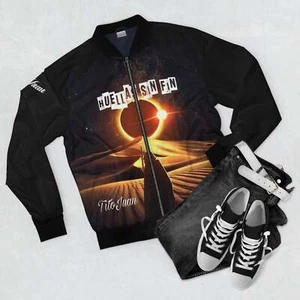 TitoJuan, Huellas sin fin, Men's Bomber Jacket (AOP) - Imagen 1 de 4