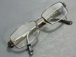 Safilo Elasta Titanium Eyeglasses Frame Mens full Rim Metal Made in Italy Used - Picture 1 of 12