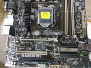1PCS USED ASUS VANGUARD B85 Mainboard Intel B85 LGA1150 DDR3 VGA With I/O - Bild 1 von 3