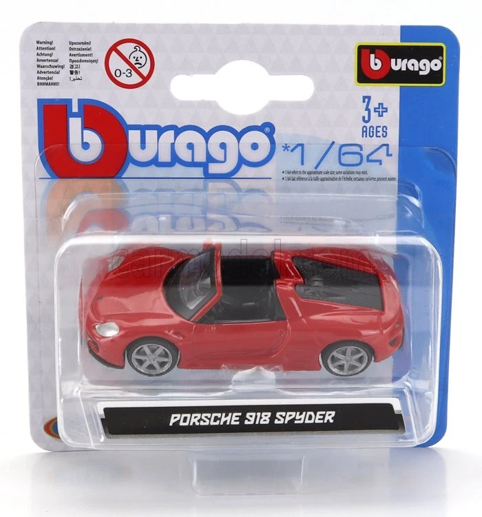 Bugatti Veyron Vitesse Arancione / Nero 1 64 Bburago