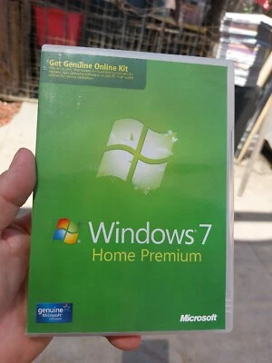 Microsoft Windows 7 Home Premium Upgrade  2 Discs 32 And 64 Bit Good Condition  - Image 1 of 4