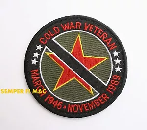 COLD WAR VETERAN PATCH US ARMY NAVY MARINES AIR FORCE VETERAN PIN UP SOVIET* - Picture 1 of 24