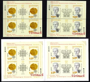 BULGARIA 2025 EUROPA NATIONAL ARCHAEOLOGICAL DISCOVERIES BOOKLET + 2 M/S MNH - Picture 1 of 5