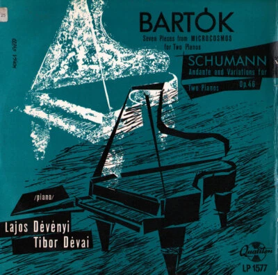 DEVENYI-DEVAI Piano Duo BARTOK Mikrokosmos SCHUMANN Andante & Vars 10" QUALITON Foto 1 de 3