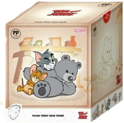  Tom and Jerry 毛绒泰迪熊 毛绒 灰色 Ver. SOAP STUDIO 日本联邦快递 [K] — 第 1/4 张图片