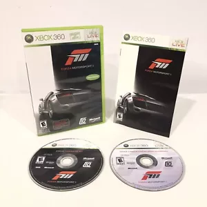 FORZA MOTORSPORT 3 MICROSOFT XBOX 360 COMPLETE 2-DISC SET RACING GAME 2009 WORKS - Picture 1 of 3
