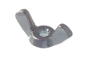 40 X M4 Tuercas Mariposa Acero Galvanizado Brillante Intemperie Onestopdiy Nuevo - Imagen 1 de 1