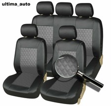 Rear & front leatherette car seat covers set for nissan qashqai 2010+