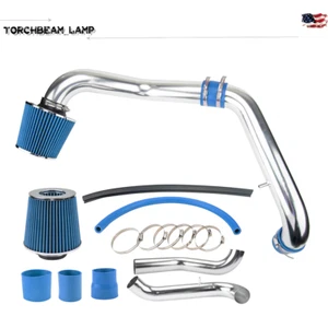 Kit de admisión de aire frío azul + filtro para Honda Civic 1996 1997-2000 1,6 L CX DX LX - Imagen 1 de 8