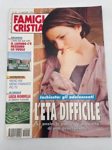 Famiglia Cristiana n 20 anno 1995 L'età difficile gli adolescenti - Picture 1 of 2