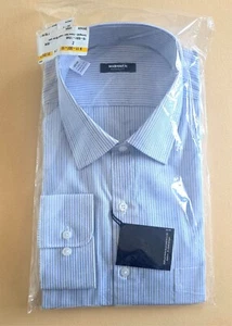 WALBUSCH Langarm / Normal / HEMD COMFORT FIT GR 45/46 blau gestreift NEU OVP - Bild 1 von 3