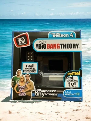 Tiny TV Classics The Big Bang Theory WORKING Mini TV With Remote - Image 1 of 2