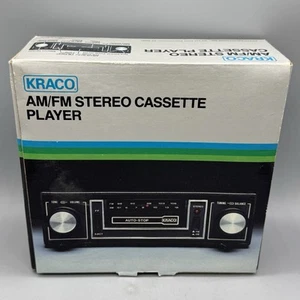 Kraco KID-581P AM/FM Stereo Cassette Player Radio - Picture 1 of 7