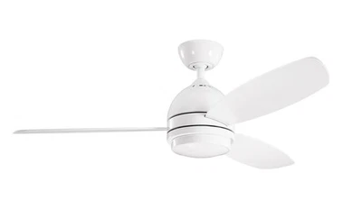 Kichler 330002WH Vassar 52" LED Ceiling Fan in White - Image 1 of 2