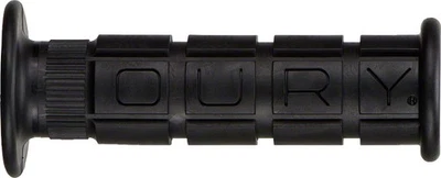 Oury Downhill Bicycle Grips - Black Flanged Soft Padded Compound for Mountain,