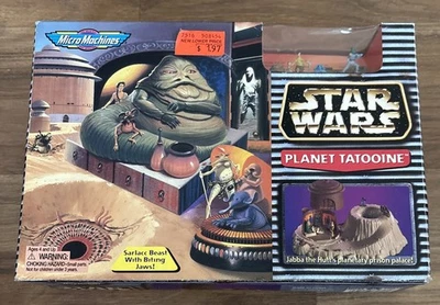 Micro Machines Star Wars Planet Tatooine Jabba The Hutt Palace Sarlac Vtg ROTJ - Image 1 of 4