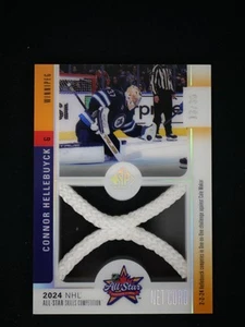 Juego 2024-25 SP usado Connor Hellebuyck 2024 All-Star Game red cable reliquia/35 - Imagen 1 de 2