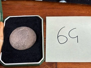 Cased Solid Sterling Silver National Trust Medal 25.5g 39mm Curios Piece 6g - Bild 1 von 5