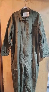 Flight Suit Large Green Intermediate Coveralls Flyers Military Jumpsuit XXL - Picture 1 of 14