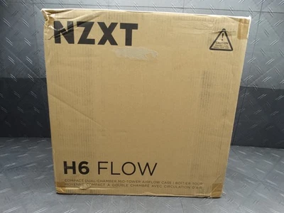 NZXT - H6 Flow ATX Mid-Tower PC Case with Dual Chamber - White - Image 1 of 4