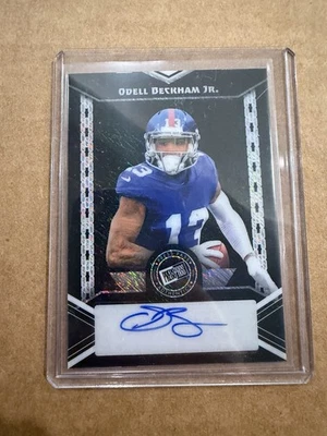 2024 Leaf Press Pass Odell Beckham Jr. Autograph Card Auto NY Giants! 5/5. - Image 1 of 2