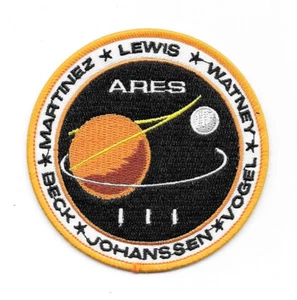 The Martian Movie Ares III Mission Crew Logo gestickter Aufnäher NEU UNBENUTZT - Bild 1 von 1