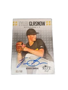 2013 Leaf Rize Rookie Tyler Glasnow Auto 02/50 Signature - Picture 1 of 4