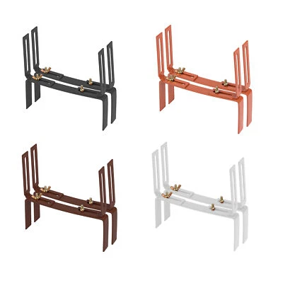 BIGDEAN H-Form Balkonkastenhalter Blumenkasten Halterung für Pflanzen Mauer - 4 Farben