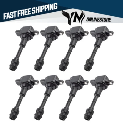 1 件点火线圈包适用于英菲尼迪 M45 2006-2010/ FX45 03-2008 - V8 4.5L VK45DE — 第 1/4 张图片